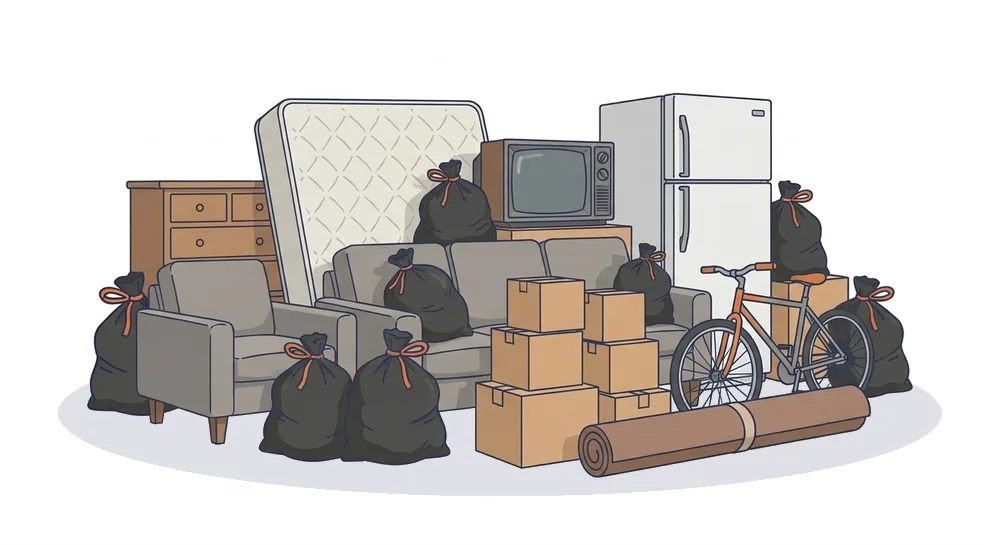 Full truck load of household junk