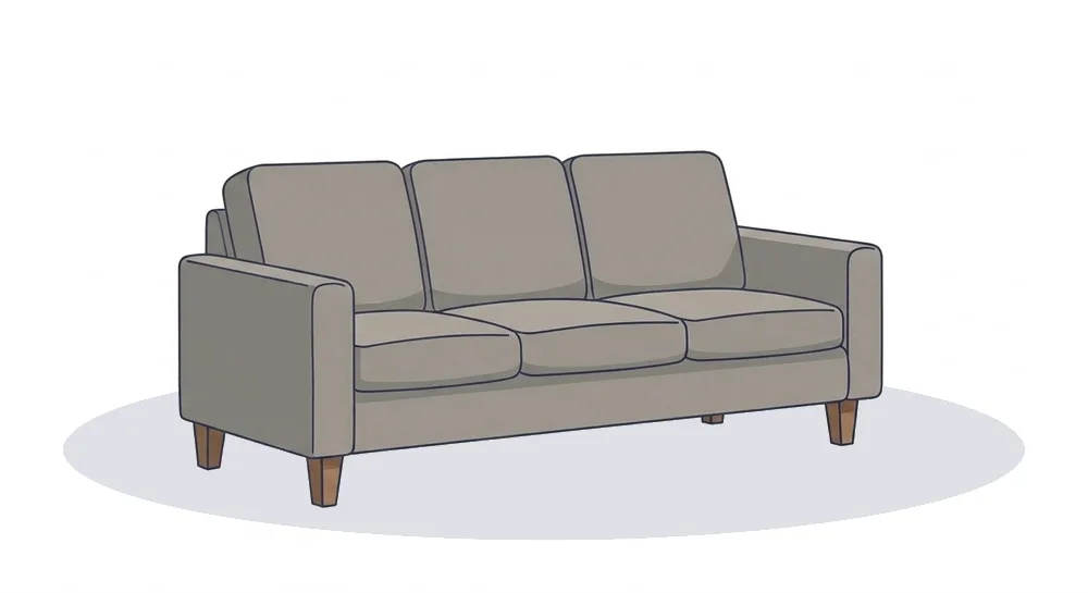 Single item, one couch, chair or appliance